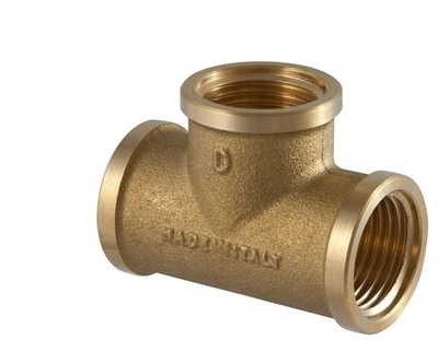 T спојка за цевководи Tdm Brass T Fitting 3/4x1/2 F/M, бронза