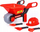 Set lodre karrocë pune Polesie Mammoet 95916, me aksesore, plastike, e kuqe