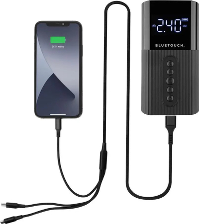 Kompresor portativ Bluetouch U783, 150 psi, bateri 6000 mAh, i zi