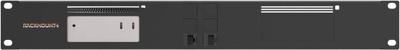 Mbajtës rackmount RACKIT RM, për 2x Apple Mac Mini M4, i zi