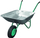 Градинарска количка Greenmill, 80 L, сива/зелена