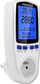 Matës konsumimi energjie Qoltec PM0626, 3680W, ekran LCD, i bardhë