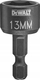 Bit magnetik DeWalt compact, 13mm, 1/4", i verdhë