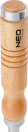 Dallti për dru Neo 37-812, 12 mm, çelik CrV, dorezë druri