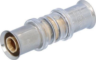 Kuplung drejt Wavin Tigris M5 4063971, PEXAL 16 mm, prej bronzi
