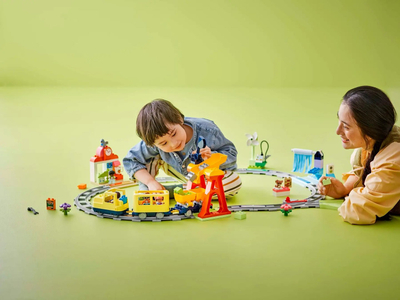 Lodër tren LEGO DUPLO Big Interactive Community Train, interaktiv, shumëngjyrëshe