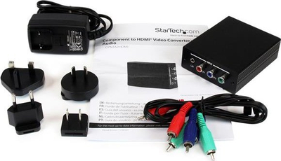 Konvertues video StarTech 8STCPNTA2HDMI, Component n'HDMI, me audio, i zi