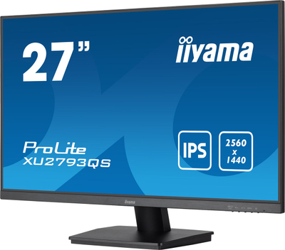 Монитор iiyama ProLite XU2793QS B7, 27\", QHD 2560x1440, IPS, црн
