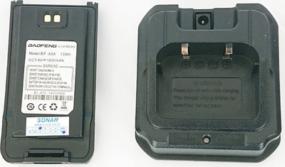 Walkie talkie Baofeng BF A58, kap deri nja 10 km, bateri 1800 mAh, i zi