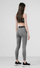 Leggins për gra 4F W H4L22-SPDF 351, 4FDry, bel me lastik, gri melange