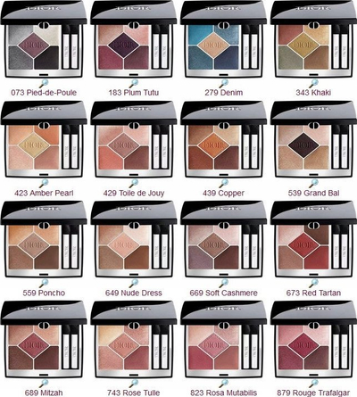 Paletë ceni për sy DIOR Diorshow 5 Couleurs, rozë