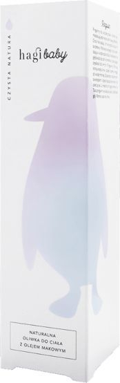Природно масло за тело со масло од семки од афион Hagi baby, 150 ml