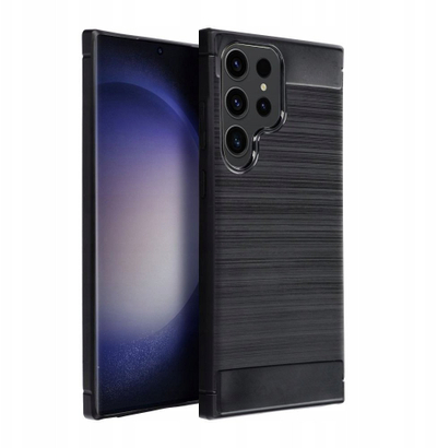 Футрола карбон за телефон Motorola G35 5G, заштитна, црна