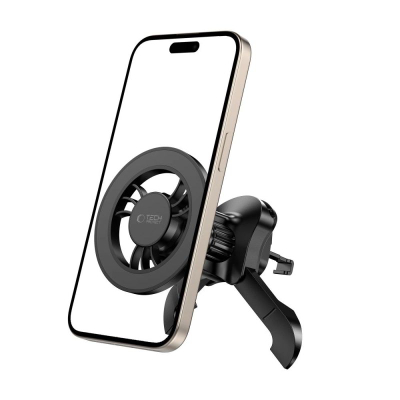 Mbajtëse makine për telefon Tech-Protect N56, magnetike MagSafe, për grilë ajri, e zezë