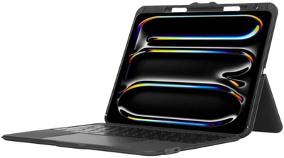 Kuti tastiere Targus VersaVu Nordic për iPad Pro 13" M4, Bluetooth, me ndriçim, e zezë