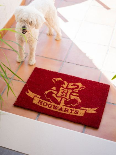 Tapet dere Harry Potter Hogwarts, fibra kokosi, bazë PVC kundër rrëshqitjes, shumengjyrësh
