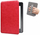 Кожен капак за Kindle Paperwhite 6 Colorsoft Signature Edition, со рачка за на дланка, црвен