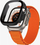 Mbrojtës ekrani PanzerGlass Frame për Apple Watch Ultra 49mm, xham i plotë, i zi