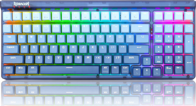 Tastierë mekanike Redragon K656 Garen, wireless, RGB, e purpurt