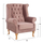 Karrige Polina velur dusty pink 83×75×107 cm (FB90053.05), rozë