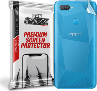 Film mbrojtës mbrapa GrizzGlass SatinSkin për Oppo A12, transparent