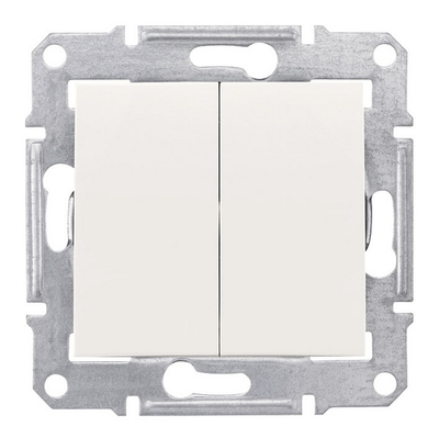 Kornizë Schneider Electric, 10 AX, 250 V, IP20, e kremtë