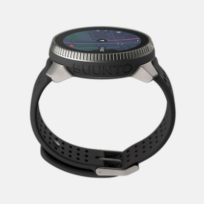 Ora sportive Suunto Race Titanium, AMOLED, GPS, gri e zezë