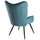 Kolltuk bergère Crawley me stol 70x73x102Hcm (HM8918.17), kaltër