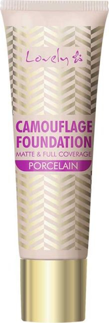 Fondatinë Lovely Camouflage Matt and Full Coverage 1 Porcelain, mbulim i fortë, 25g
