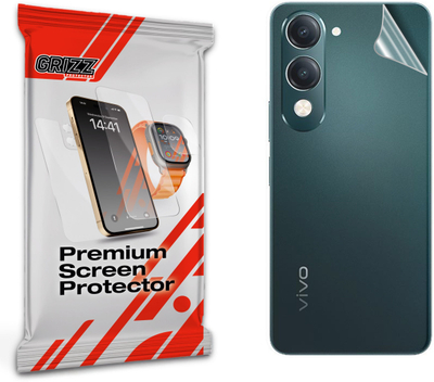 Заштитна фолија Grizz SatinSkin за Vivo Y04 4G, за заден дел, проѕирна