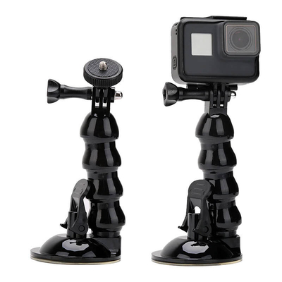 Mbajtëse me kupë thithëse Telesin për GoPro 11 10, për xham dritareje, rregullim këndi, e zezë