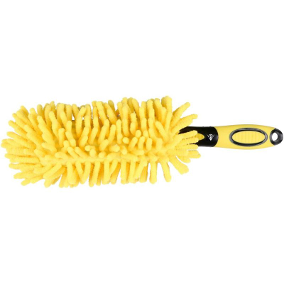 Furçë pastrimi felnesh Dunlop me mikrofibër, 32.5 cm, e verdhë