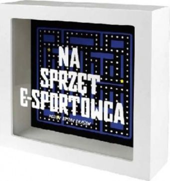 Kuti kursimi Home 2 E athlete Money Box, MDF, 15 x 15 x 5 cm, shumëngjyrëshe