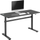 Tavolinë zyre Ergo Office ER-401 B, me lartësi me dorë, 140 x 60 cm, e zezë