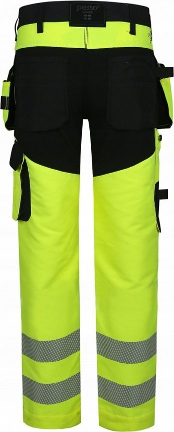 Pantallona pune Pesso Uranus Flexpro 135, HI VIS, me xhepa pune, të verdha