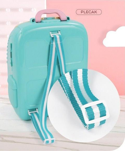 Lodër veterinari WOOPIE Doggy Backpack, set 2 në 1, shpinore me qenush, shumëngjyrëshe