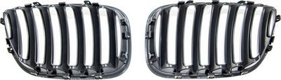 Grila radiator BMW X5 E53 Facelift, set 2 copë, Black Matt, e zezë