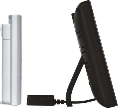 Stacion moti EMOS Home E5111, ekran me ngjyra, sensor wireless, i zi