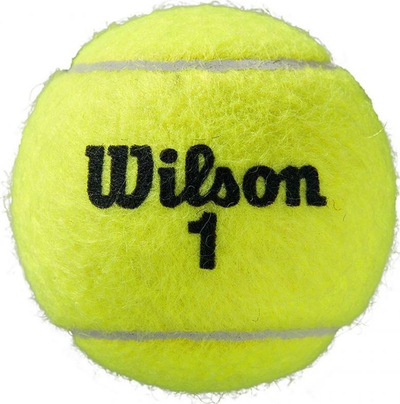 Top tenisi Wilson Roland Garros All Court, tub me 3 copë, me presion të lartë, të verdhë
