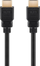 Kabllo HDMI Goobay 58267, Ultra High Speed 48 Gbit/s, 0.5 m, e zezë