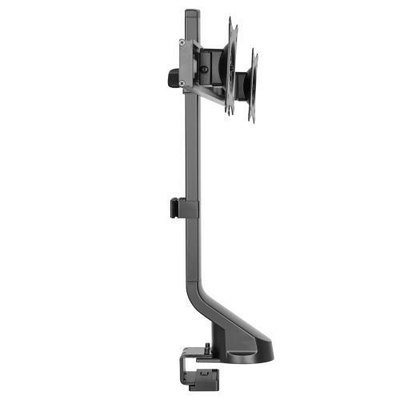 Krah tavoline Neomounts FPMA-D860DBLACK, për 2 monitorë 10" 27", i zi