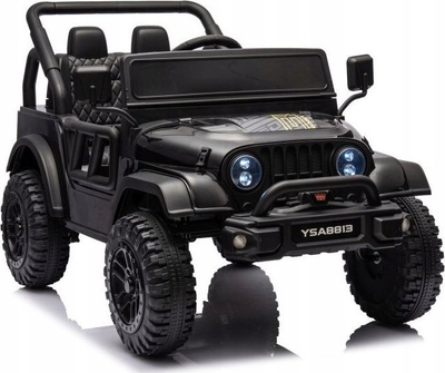 Makina elektrike për fëmijë Leantoys YSA8813, 24V, me bateri, e zezë