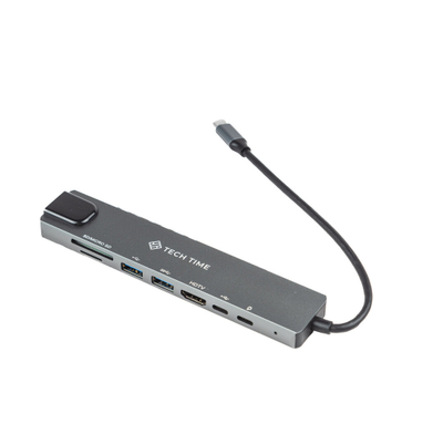 TYPE-C TO HDMI 8IN1 - Tech Time TT24004