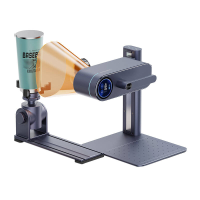 Gravues lazer LaserPecker 4 Deluxe Version, sistem me dy lazerë, Bluetooth 5.0, gri