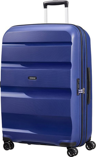 Valixhe American Tourister Bon Air Dlx Large, 4 rrota, bravë TSA, blu e errët
