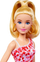 Kukull Barbie Mattel Fashionistas FBR37 HJT02, me protezë në këmbë, fustan me lule, rozë kuqe