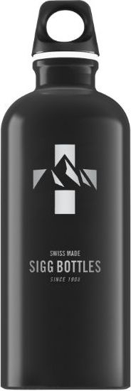 Shishe uji SIGG Mountain Black, metal, e zezë matte
