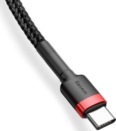 Kabllo Baseus Cafule, USB-C në USB-C, 1m, e zezë