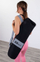 Торба за душек за јога EB Fit Bag, со раменски ремен, памук, црна
