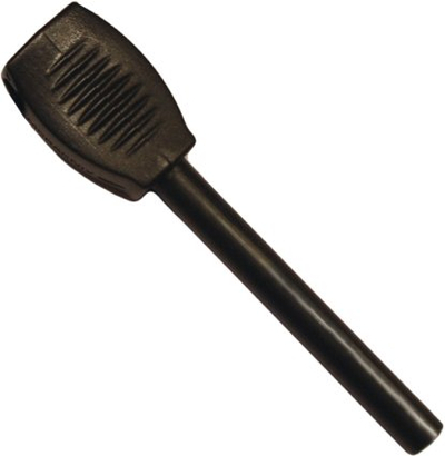 Shkrepës zjarri Morakniv M-11859, shufër magnezi ferro, dorezë gome, i zi